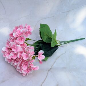 Hortenzia csokor- rózsaszínű erezett