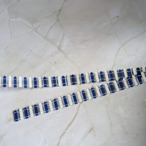 Tengerparti fakerítés - Kék-fehér