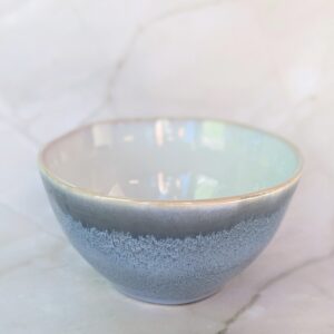 Kék kerámia széles kaspó