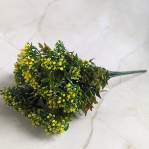 Sárga végű zöld növény