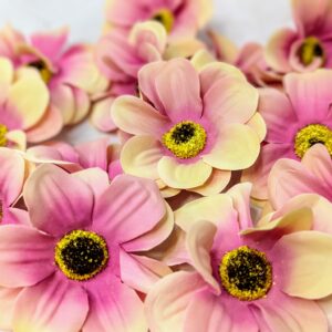 Dekor fejviràg cirmos pink