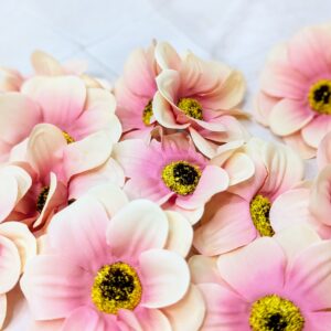 Dekor fejviràg cirmos rózsaszín