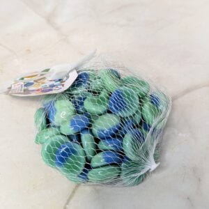 Dekor üveg kavics - Gyöngyház zöld