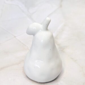 Kerámia figura fehér - Körte