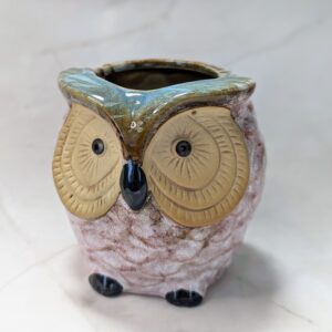 Bagoly kerámia kaspó