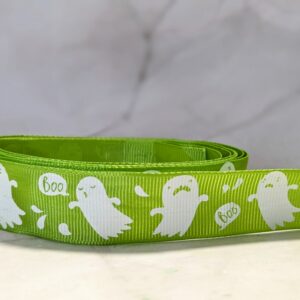 Halloween szalag- zöld szellemes