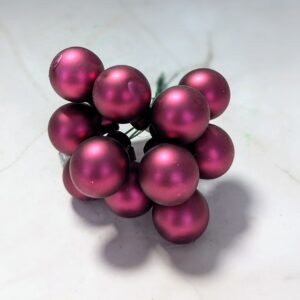 Üveggömb pick magnólia matt 2cm 12db-os