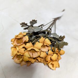 Antik színű csokor -Napsárga