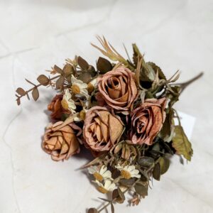 Antik színű csokor- Rozsda