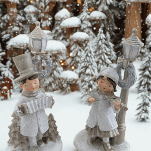 Téli figura pár- nagyméretű