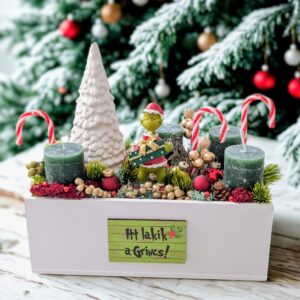 Grincs adventi dekoráció