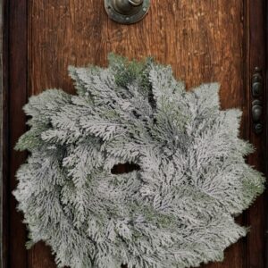 Prémium minőségű 50 cm átmérőjű tuja koszorú alap