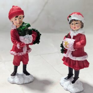 Nosztalgia karácsonyi figura-2db