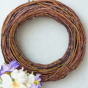 25 cm-es vessző koszorú alap