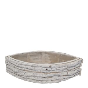 Csónak formájú NAGY kéreg láda