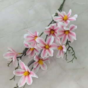 Magnólia ág gumis- világos rózsaszín