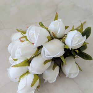 Rózsa csokor- fehér