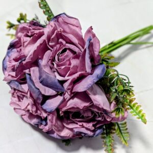 Szárított hatású lila csokor