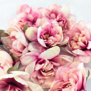 Dekor fejvirág-cirmos rózsaszín