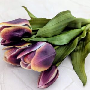 Tulipán köteg gumi lila