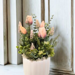 Elegáns tavaszi dekoráció