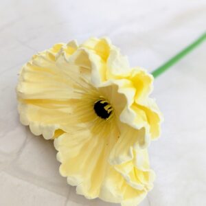 Habgumi virágszál-  Krémsárga