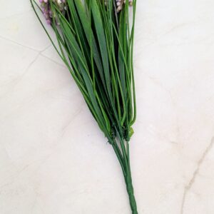 Gyöngyikecsokor sok fűszállal- pasztell lila