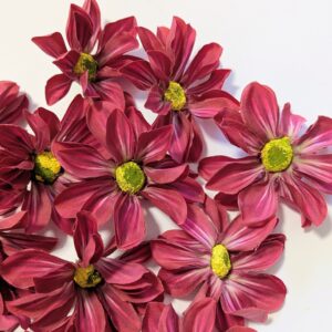 Pillangó fejvirág- bordó