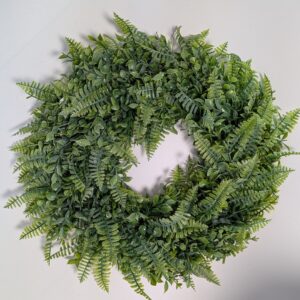 Műzöld koszorú alap 45 cm