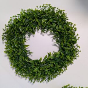 Műzöld koszorú alap 44 cm