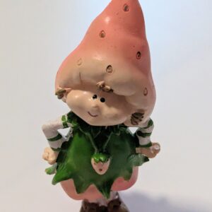 Rózsaszín eper figura