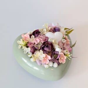 Anyák napi szív dekoráció