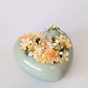 Anyák napi szív dekoráció