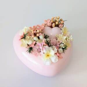 Anyák napi szív dekoráció